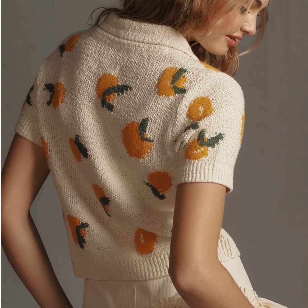 Anthropologie Dylan Mierzwinski Collared Cardigan Sweater